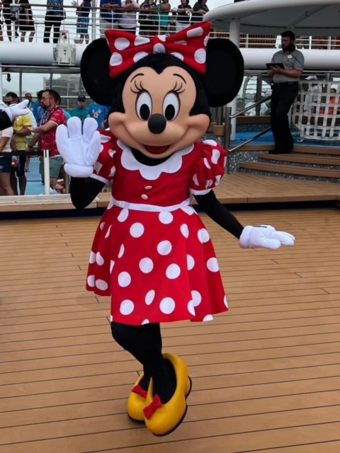 Minnie Mouse on Disney cruise ship representing magical vacation experiences