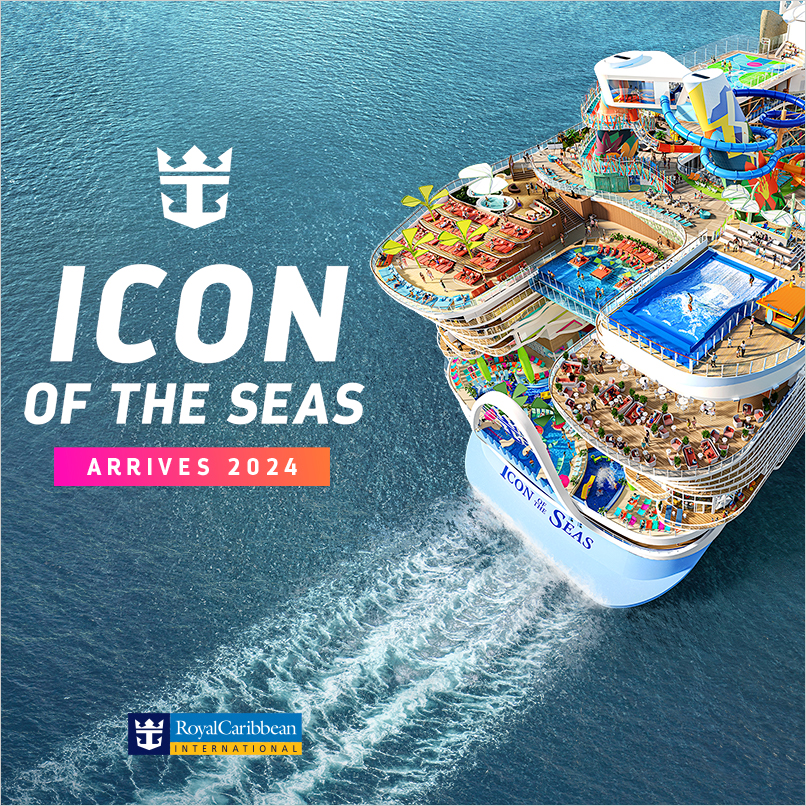Stunning view of Icon of the Seas - Expert travel planning and vacation packages available