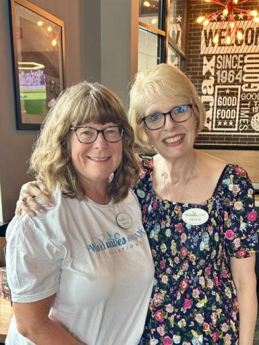 Maria and Denise at Boston Pizza