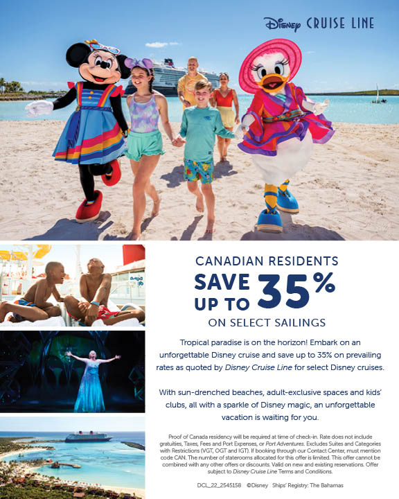 Canadian Residents: Save Up to 35% on Select Sailings FY26_DCL_CANENG_CRO_WebPage 35%off