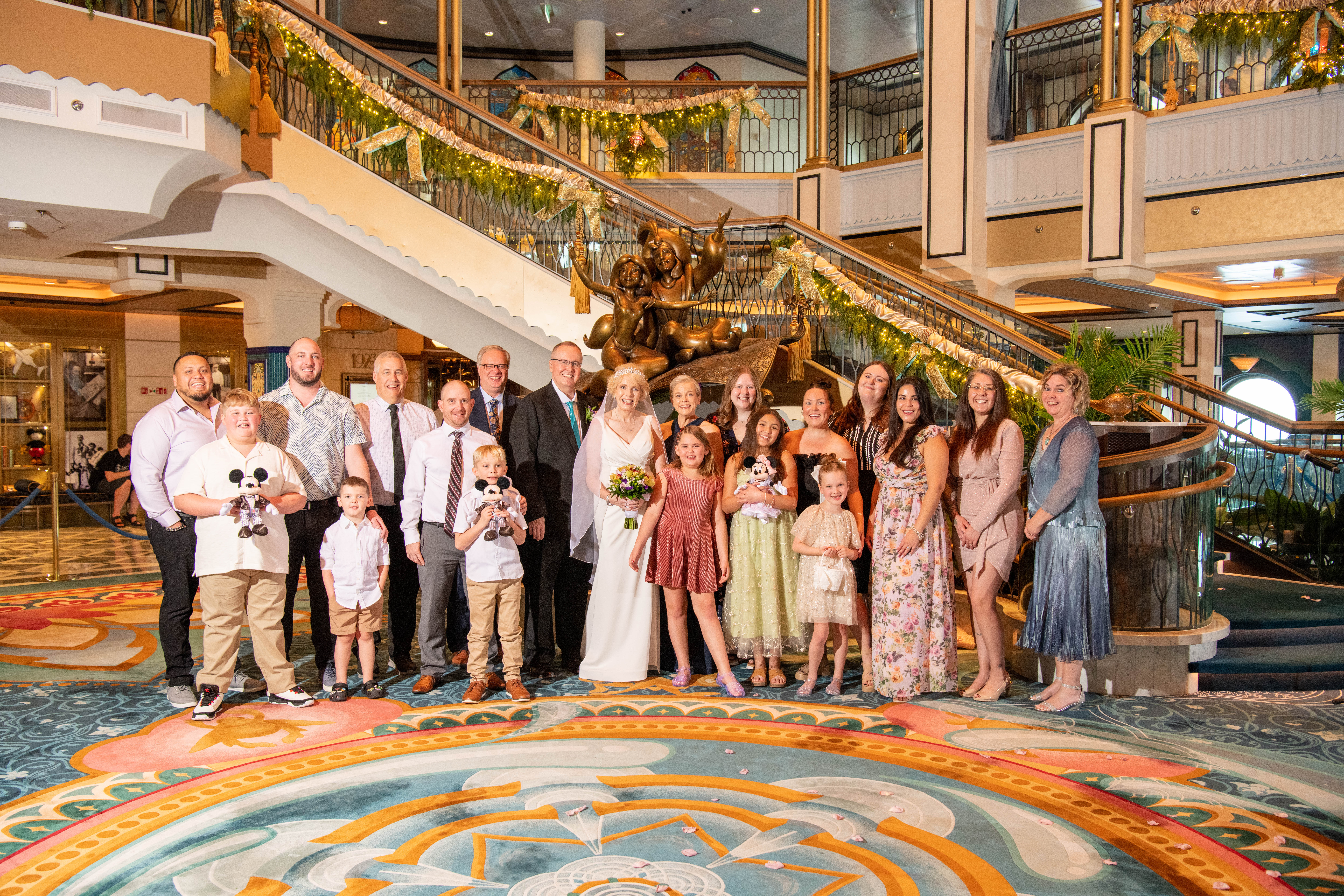 Vow Renewal aboard the Disney Treasure